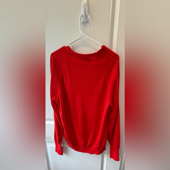 Vintage Christian Dior Sweater Mens
Red V-Neck Knit Orlon Acrylic Cozy Medium - Picture 5 of 5